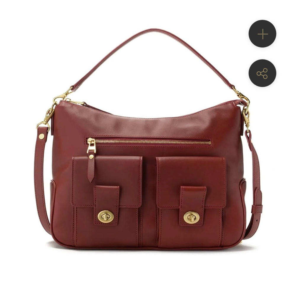 J.W. HULME Red Wine Stella Crossbody Satchel  Size OS